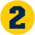 UM-The Block-Michigan Colors - Numbers_Blue Two