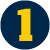 UM-The Block-Michigan Colors - Numbers_Maize One