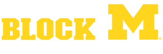 UM_The Block_Logo_Maize and White