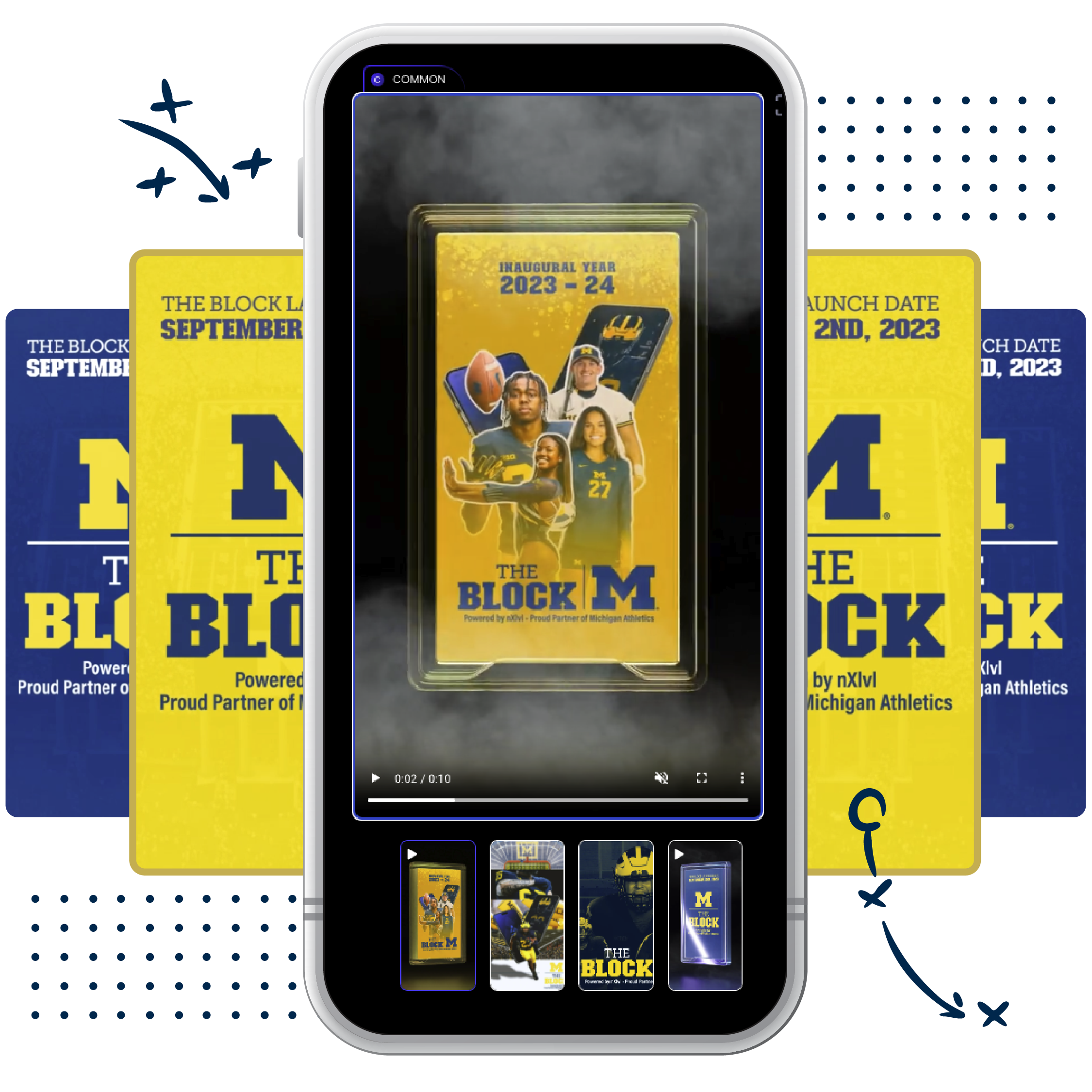 UM_The Block - Athletes Page - DTC Graphic